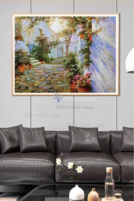 File PSD File tranh hiện đại pha lê gương KF90377 (bản gốc) cho nhà in