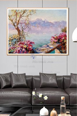 File gốc File tranh hiện đại pha lê gương KF90378 (chuẩn CMYK) cho nhà in