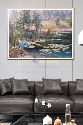 Download file gốc File tranh hiện đại pha lê gương KF90380 (in lụa) tranh 3D