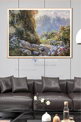 File PSD in ấn File tranh hiện đại pha lê gương KF90385 (chất lượng cao)