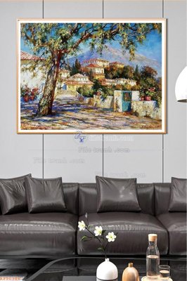 Tải file File tranh hiện đại pha lê gương KF90386 (gốc) làm file quảng cáo