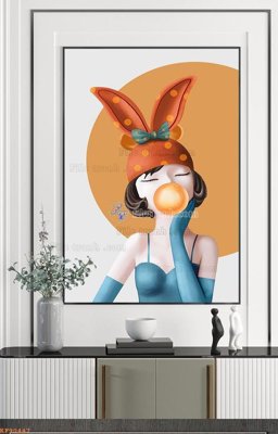 Download file gốc File tranh hiện đại pha lê gương KF90447 (in mica) 3D