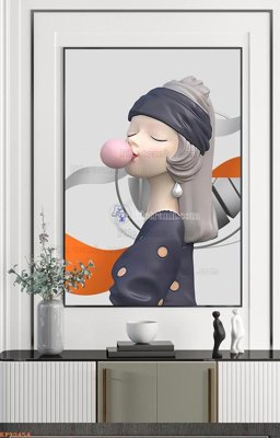 File tranh File tranh hiện đại pha lê gương KF90454 (ảnh gốc) sắc nét hoàn hảo