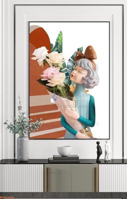 Tải file tranh File tranh hiện đại pha lê gương KF90456 (ảnh gốc) ngay