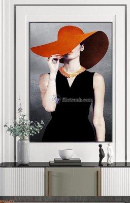 File gốc File tranh hiện đại pha lê gương KF90471 (phong cách) tối giản