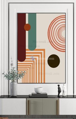 Download file tranh PSD File tranh hiện đại pha lê gương KF90485 để chỉnh sửa