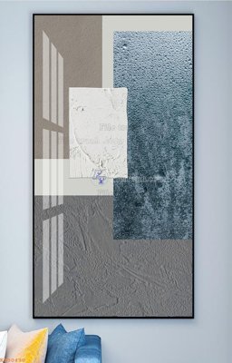 File PSD File tranh hiện đại pha lê gương KF90490 (bản gốc) đã tách nền