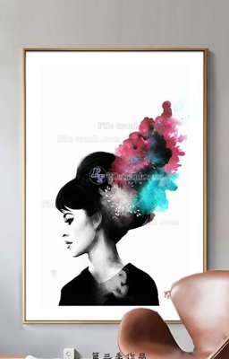 Ảnh mô tả file gốc in mica File tranh hiện đại pha lê gương KF90526