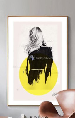 File gốc File tranh hiện đại pha lê gương KF90537 (trang trí) cho phòng khách