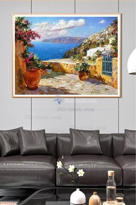 Tải file File tranh hiện đại pha lê gương KF90552 (gốc) in ấn chất lượng