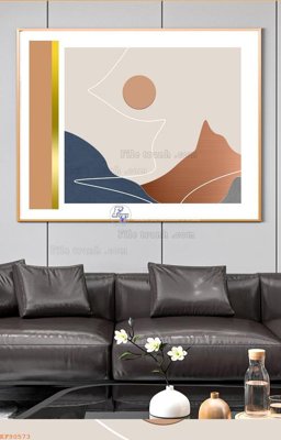 File tranh in trần 3D File tranh hiện đại pha lê gương KF90573 (ảnh gốc)