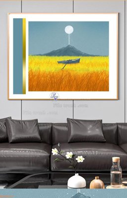 File gốc File tranh hiện đại pha lê gương KF90617 (AI/EPS) cho in ấn