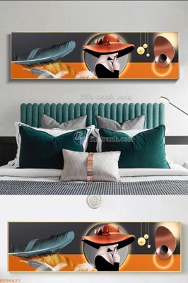 Tải file gốc File tranh hiện đại pha lê gương KF90627 dùng cho in ấn