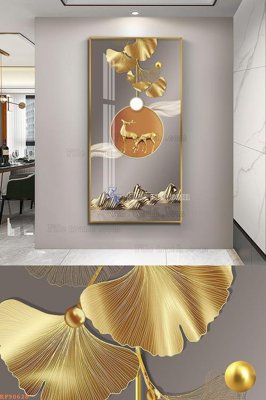 File gốc File tranh hiện đại pha lê gương KF90628 (PNG) không nền chất lượng