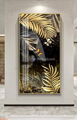 File gốc File tranh hiện đại pha lê gương KF90663 (ảnh chi tiết) để in trần