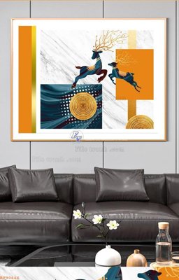 File in trần File tranh hiện đại pha lê gương KF90666 (file gốc) hoa văn 3D