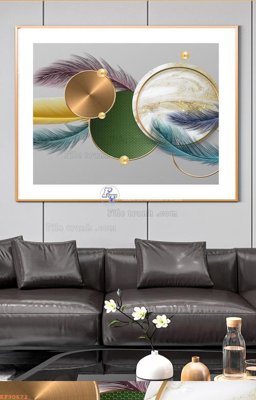 File gốc File tranh hiện đại pha lê gương KF90672 (in lụa) cao cấp