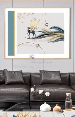 File gốc File tranh hiện đại pha lê gương KF90699 (ảnh chi tiết) để in ấn