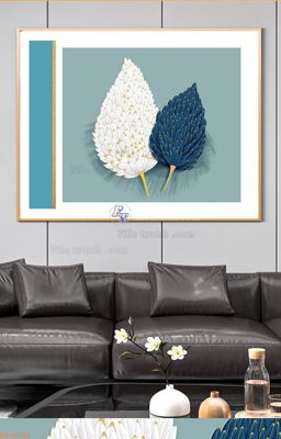 File tranh gốc File tranh hiện đại pha lê gương KF90708 (sắc nét từng chi tiết)