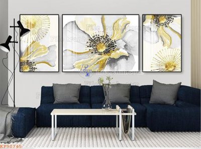 File gốc File tranh hiện đại pha lê gương KF90745 (AI/EPS) cho in ấn