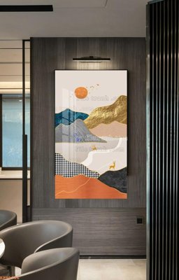 File gốc File tranh hiện đại pha lê gương KF90786 (cho in 3D) độc đáo