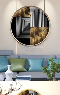 File in mica File tranh hiện đại pha lê gương KF90889 (bản gốc) sắc sảo