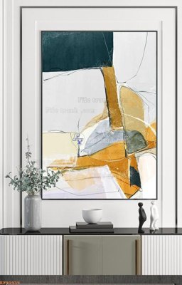 File tranh gốc File tranh hiện đại pha lê gương KF90939 (bản quyền) file PSD