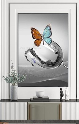 File gốc File tranh hiện đại pha lê gương KF90968 (cho in ấn) từ kho Filetranh