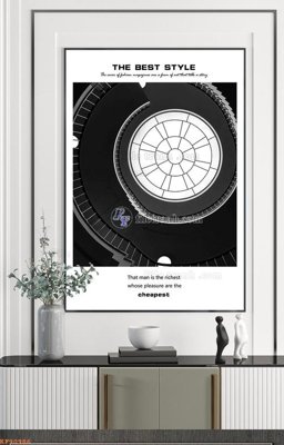 File in mica File tranh hiện đại pha lê gương KF90986 (bản gốc) sắc sảo