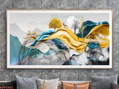 Tải file File tranh hiện đại pha lê gương KF91062 (ảnh gốc) file TIFF