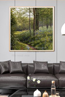 File gốc File tranh hiện đại pha lê gương KF91134 (phiên bản chuẩn) để in ấn