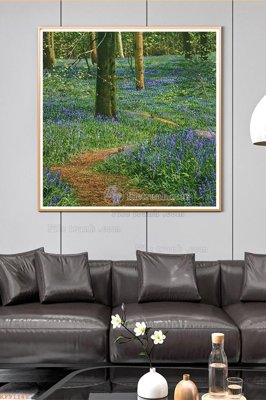 File gốc File tranh hiện đại pha lê gương KF91141 (cho in ấn) độc quyền