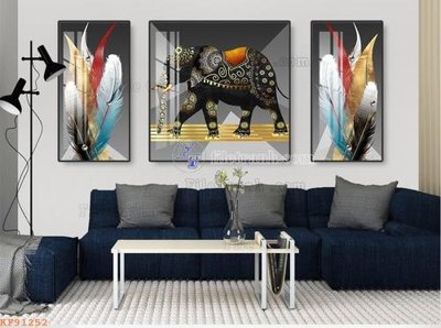 Tệp tin gốc File tranh hiện đại pha lê gương KF91252 (dùng cho in) File tranh hiện đại pha lê gương KF91252