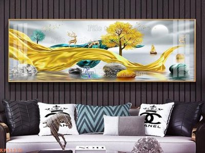 File tranh File tranh hiện đại pha lê gương KF91279 (ảnh gốc) độc quyền