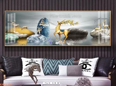 File gốc File tranh hiện đại pha lê gương KF91281 (phiên bản chuẩn) để in ấn