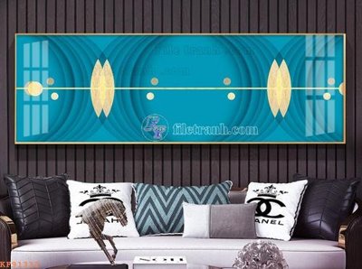 Chi tiết file ảnh File tranh hiện đại pha lê gương KF91332 sắc nét