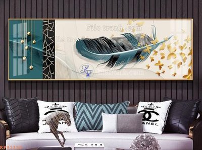 File gốc File tranh hiện đại pha lê gương KF91339 (phiên bản chuẩn) để in ấn