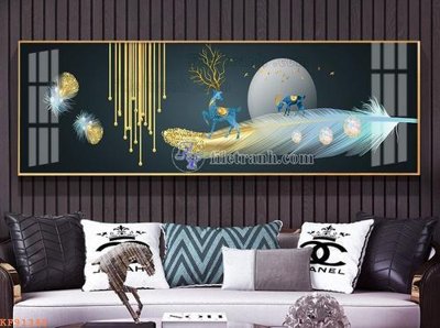 File gốc File tranh hiện đại pha lê gương KF91348 (cho in 3D) độc đáo