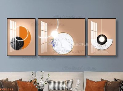 File tranh gốc File tranh hiện đại pha lê gương KF91371 (bản quyền) độc đáo