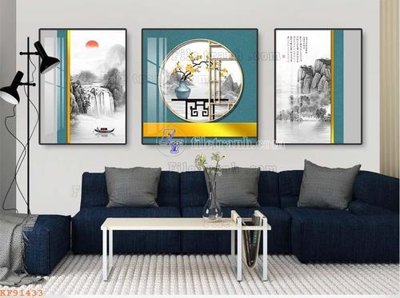 File gốc File tranh hiện đại pha lê gương KF91433 (in ấn) không giới hạn