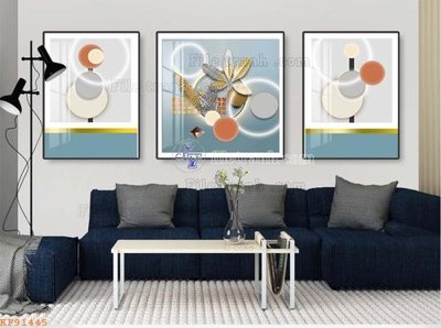 Download file gốc File tranh hiện đại pha lê gương KF91445 (in mica) trang trí