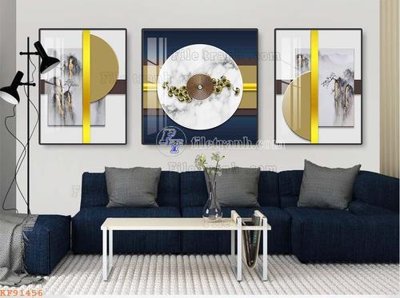 File gốc File tranh hiện đại pha lê gương KF91456 (ảnh chi tiết) để in lụa