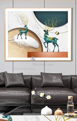 Download file File tranh hiện đại pha lê gương KF91491 (gốc) cho xưởng in