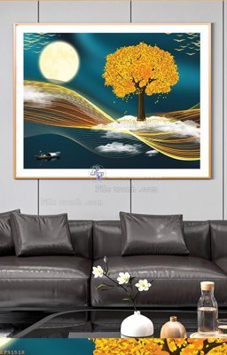 Mua file gốc File tranh hiện đại pha lê gương KF91518 (in ấn) tại Filetranh.com