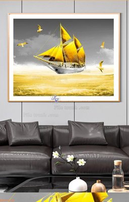 File gốc File tranh hiện đại pha lê gương KF91528 (cho in ấn) từ kho Filetranh