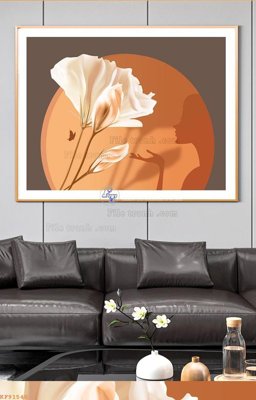 Download file gốc File tranh hiện đại pha lê gương KF91540 (in lụa) tranh 3D