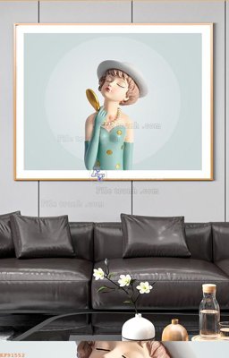 Download file ảnh gốc File tranh hiện đại pha lê gương KF91552 để in ấn