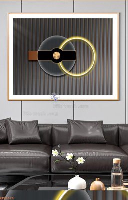 File gốc File tranh hiện đại pha lê gương KF91579 (in lụa) tranh phong thủy