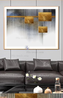 File gốc File tranh hiện đại pha lê gương KF91591 (in mica) trang trí