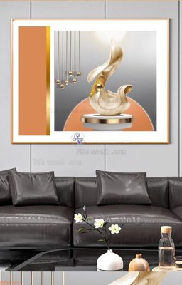 File tranh File tranh hiện đại pha lê gương KF91597 (bản gốc) treo tường